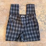 Nine West NWOT Heidi High Waist Pull-On Skinny Glasgow Plaid Pants Photo 1