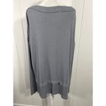 Free People North Shore Thermal Tunic Top in a storm gray. Size small. Photo 5