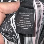 Zac & Rachel Pink & Black Striped 1/4 Button V Photo 9