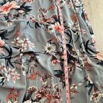 JODIFL Boutique  Women’s Gray Floral High Low Maxi Dress Size Medium Photo 6