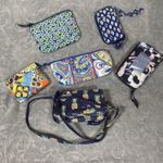 Vera Bradley Lot Of 6 Wallets Wristlets Makeup Pouches Zip Floral Whimsical Photo 1