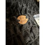 Free People  Madonna Black Velvet Floral Lace Strappy Cami Bralette Top Size M Photo 3