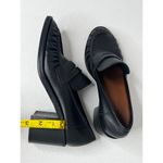 Aquatalia  Josette Classic Retro Y2K Nappa Heel Mocasines in Black size 11 Photo 10