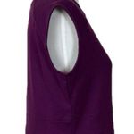 Lands' End Lands’ End Dress A-line Cap Sleeves Midi Plum Purple Women’s Size L/P 14-16 Photo 6