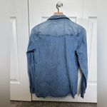 Gh bass co denim button up women’s top size medium Blue Photo 2