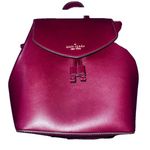 Kate Spade Medium Flip Magnetized Backpack Burgundy Photo 0