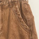 SheIn  Brown Denim High Rise Jean Shorts Photo 2