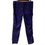 Free People  Women's Purple Aztec Skinny Jeans Size 30 Photo 1