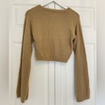 Windsor super soft cropped tan sweater size small Photo 1
