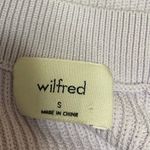 Aritzia Wilfred Purple Rib Knit Sleeveless Halter Crop Sweater Tank Top Size S Photo 2