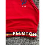 Peloton  High Neck Red Team USA Sports Bra Sz M Photo 1