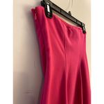 Likely  Monetta Strapless Ruffle Mini Dress Hot Barbie Pink Semi Formal EUC 6 Photo 6