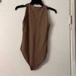 Stradivarius  Nude Beige High Neck Bodysuit Neutral Medium Seamless Body Tan Photo 2