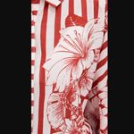 Farm Rio Red & White Floral Chains Shirt XS Photo 5