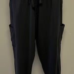 Cuddl Duds  Black Joggers with Pockets- Small Photo 0
