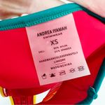 Andrea Iyamah  Yassa High Waisted Bikini Bottom in Red Multi Size XS Photo 8