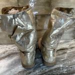G by Guess  Gold Furry moon Boots Photo 2