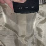 Akris  tan patterned double breasted blazer Photo 3