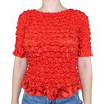 Vintage 90s Red Bubble Popcorn Shirt Size M Photo 1