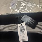 Torrid  Mini Foil Knit Tulip Skirt Silver Elastic Waist Party Size 2X New Whimsy Photo 5