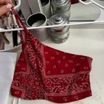 SheIn One Shoulder Bandana Tank Photo 0