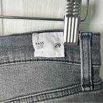 Hudson NEW Kass Straight Ankle Jeans Washed Black 29 Photo 5