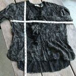 Denim & Supply Ralph Lauren Denim & Supply Womens Blouse Size XS Ralph Lauren Lace Up Paisley Ruffle‎ Poet Photo 3