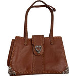 Marc Chantel Y2K Women's‎ Brown Genuine Leather Western Shoulder Bag Photo 0