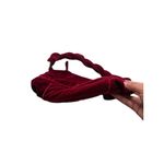 Vintage Payless Shoe‎ Source Women’s Maroon Handbag Velvet Small Y2K Boho Red Photo 1