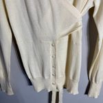 J.Crew Wrap Cardigan Sweater Women's Large Butter Yellow Preppy Minimalist NWT Photo 7