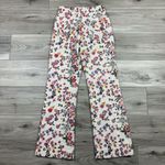 La Fuori‎ Elenore Garden Floral Flare Pants Sz S Embroidered 100% Silk Anthro Photo 7