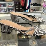 Amazon ComeShun  Snake Print Block Heel Sandals - size 11 - 2.5” heel Photo 0