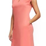 New York & Co. keyhole pink dress with two pose pockets Photo 0