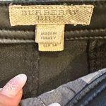 Burberry BRIT BLACK BIKER Y2K STRETCHY NOVA PRINT LINING PENCIL SKIRT 4 Photo 5