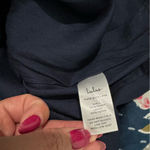 NWT Lulu's Bouquet of Blooms Navy Floral PrintClip Dot Mini Dress Size‎ Large Blue Photo 6