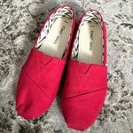 Toms Vibrant Red Casual Slip-Ons Photo 9