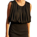 ZARA NEW  WOMENS DRAPED MINI BALLOON DRESS DARK GRAY Size M Photo 0