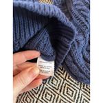 525 America 525 American Womens Pink Knit Sweater Knit Puff Top Large Blue Photo 4