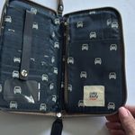 ORLA KIELY BLACK& CREAM CANVAS TRAVEL BAG CAR DESIGN GREAT FOR TRAVEL DOCUMENTS Black Photo 5