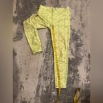 Source Unknown Lime Green/Yellow Patterned Reverse-able Pants Photo 5