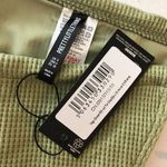 Pretty Little Thing Sage Green Ribbed Tie Side Bikini Bottoms Textured Cheeky US 4 Photo 4