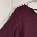 J.Jill Pure Jill Maroon Hald SLeeve Cuffed Sleeves Front Pouch Pockets Size Med Photo 2