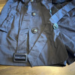 Deep or Shallow Black Skirt Skort Shorts Bow Tie Faux Button Whimsygoth Punk Size M Photo 2