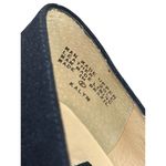 Nine West 90s Black Open Toe Leather Sole Kalyn Block Heel Shoes 7.5 M Photo 8