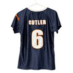NFL Chicago Bears Cutler 6 Women’s Large Jersey, Team Apparel Blue Football Photo 1