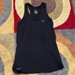 Nike Dri Fit Black White Swoosh Athletic Workout Tank Top Women’s Size Small Photo 0