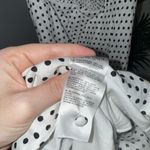 Reformation  Delilah 100% Linen Maxi Dress Sz4 Eclipse Dot Polka Vacation Halter Photo 5