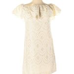 Cynthia Steffe  Cream Eyelet Off Shoulder Dress Women 2 Mini Romantic Girly Bride Photo 1