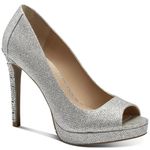 Thalia Sodi Women's Lenna Beaded-Heel Pumps in Silver Size 6M MSRP $60 Photo 0