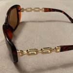 Frame Brown Round Sunglasses Photo 4